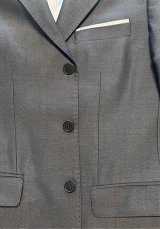 Traje Zara Man plata (chaqueta 50 / pantalón 46)