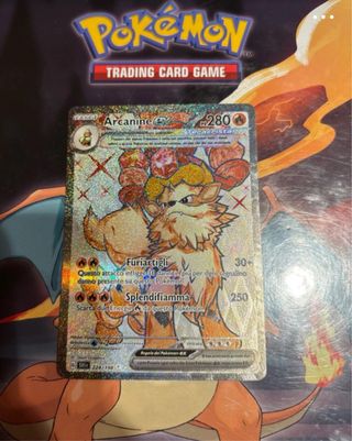 Arcanine EX Teracristal Shiny Carta Vera