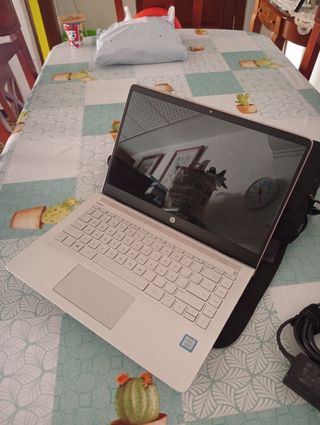 Ordenador portátil HP Pavilion oro rosa