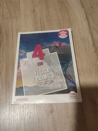 Libro de física y química 4 ESO / Anaya