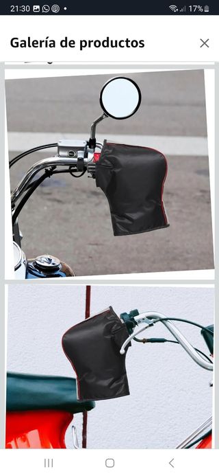 MUCKLILY Guantes Manillar Moto Invierno solo uno