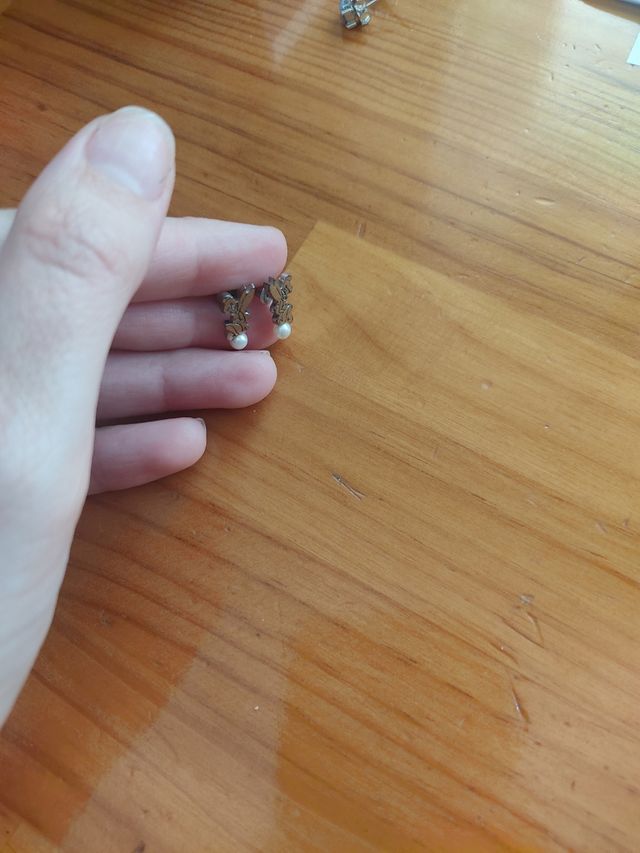 Pendientes Disney Campanilla con Perla