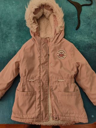 Giacca bambina rosa tg. 110 cm