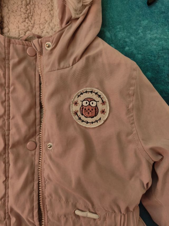 Giacca bambina rosa tg. 110 cm