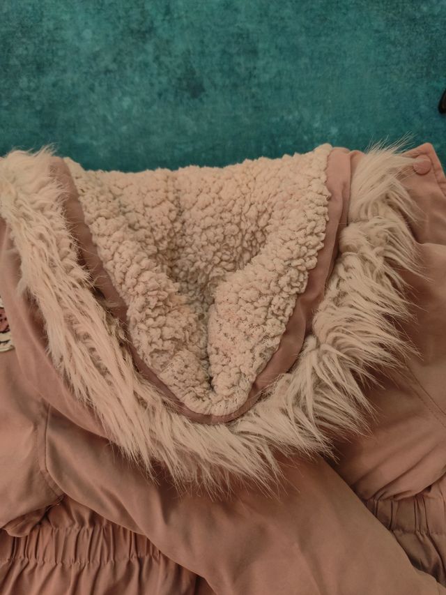 Giacca bambina rosa tg. 110 cm