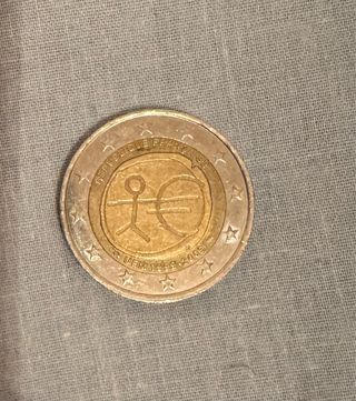 Moneda 2 euros conmemorativa Rep. Francesa