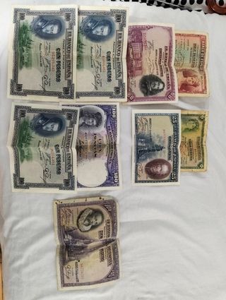 Colección Billetes Españoles Antiguos