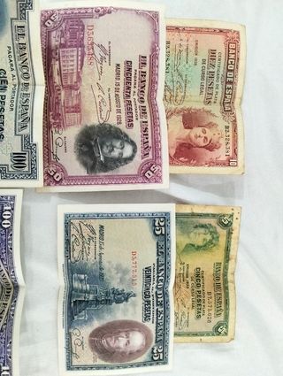 Colección Billetes Españoles Antiguos