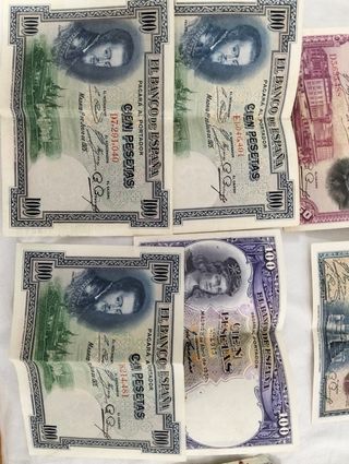 Colección Billetes Españoles Antiguos