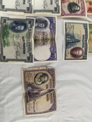 Colección Billetes Españoles Antiguos
