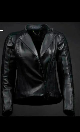 Chaqueta moto piel RUROC mujer talla M/L comoMlarg