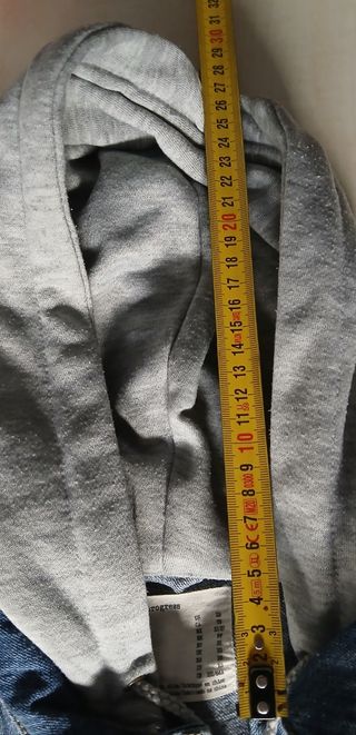 Chamarra vaquera CORTefiel manga gris talla XS