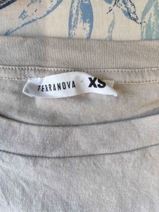 Camiseta Terranova "My Heart" Talla XS Beige