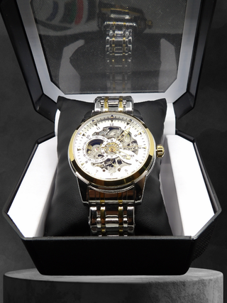 Orologio  Automatico Uomo Scheletrato Acciaio 41mm
