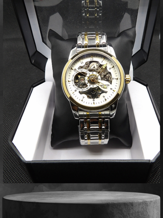 Orologio  Automatico Uomo Scheletrato Acciaio 41mm