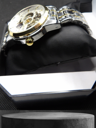 Orologio  Automatico Uomo Scheletrato Acciaio 41mm