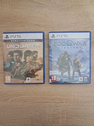 GOD OF WAR RAGNAROK Y UNCHARTED PS5