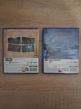 GOD OF WAR RAGNAROK Y UNCHARTED PS5