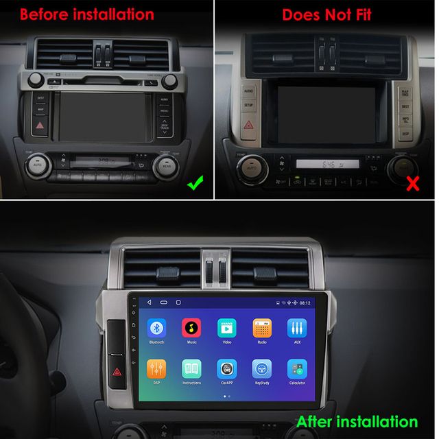 Radio Pantalla CARPLAY  para Toyota Land Cruiser