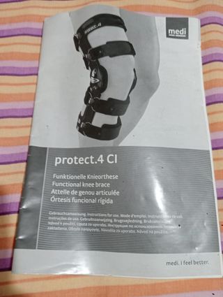 Ortosis funcional rígida. 
Prótesis para rodilla