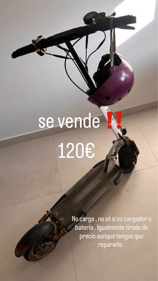 Patinete eléctrico 120€