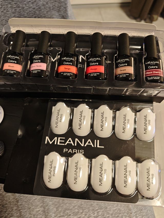 Kit Semipermanente Meanail Ruby Nero