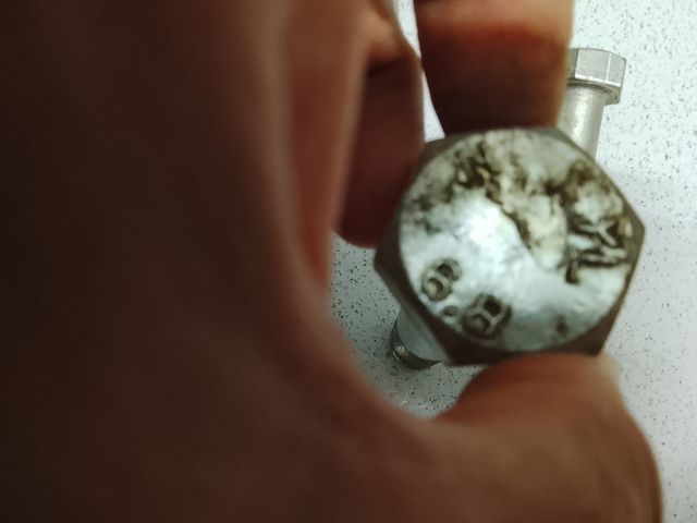 Tornillos tuercas grandes lote 12 piezas industria