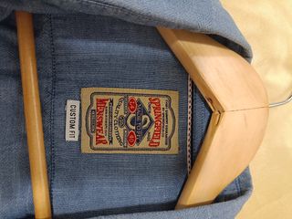 Camisa vaquera manga corta 