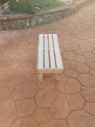 Banco de madera para pies de cama