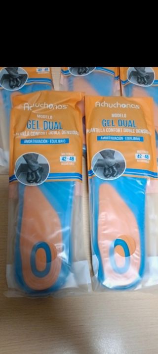 5 Paquetes Plantillas Gel Dual Achuchonas