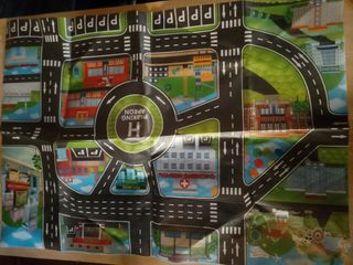 Alfombra de juegos para coches