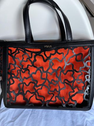 Bolso Capazo Tous Negro piel