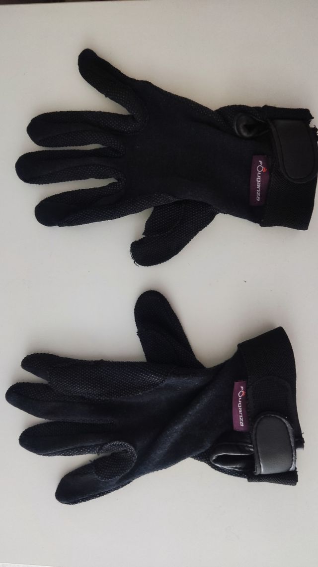 Guantes de hípica Fouganza negros