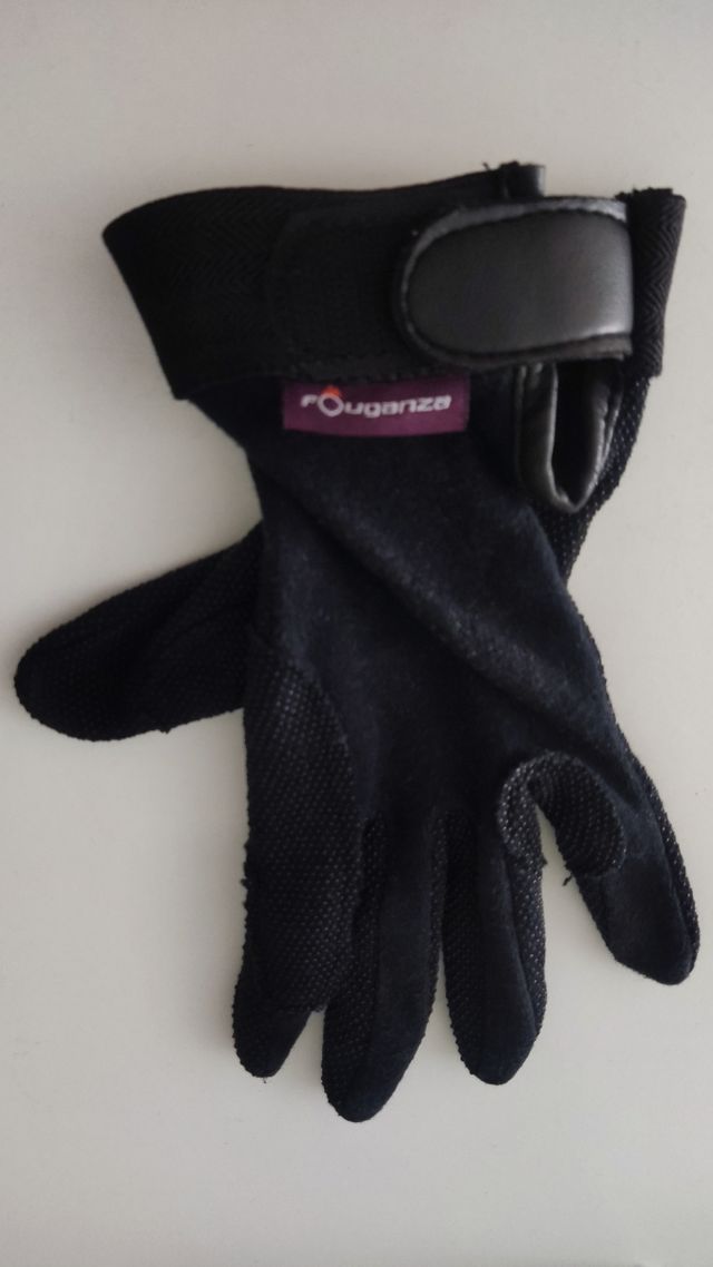 Guantes de hípica Fouganza negros