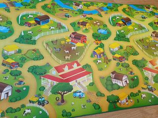 Alfombra de Vinilo Granja Infantil