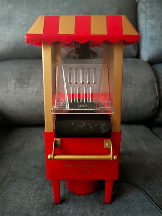 Palomitero Orbegozo Vintage Rojo y Dorado