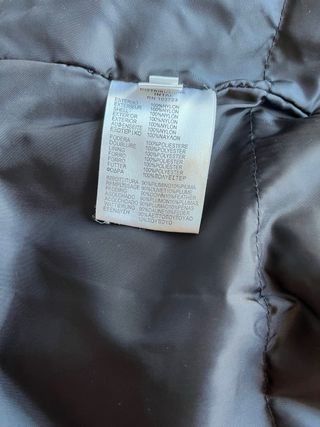 Abrigo Emporio Armani EA7 Negro