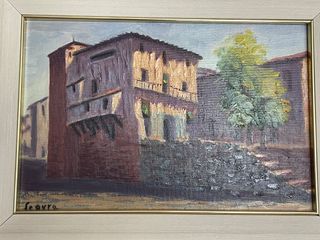 Cuadro paisaje Casa 