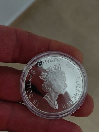 Moneda Canadá 2001 Año Lunar
Lamas Bolaños.