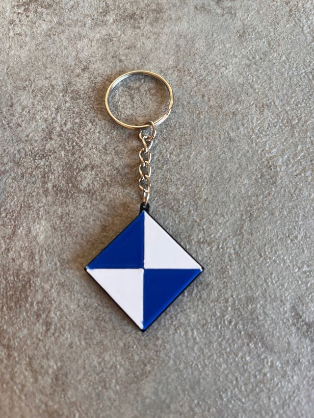 Llavero Señal Alto Tracción eléctrica