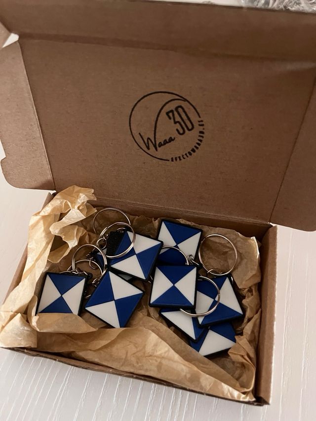 Llavero Señal Alto Tracción eléctrica