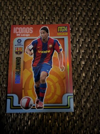 Cromo Ronaldinho FC Barcelona La Liga
