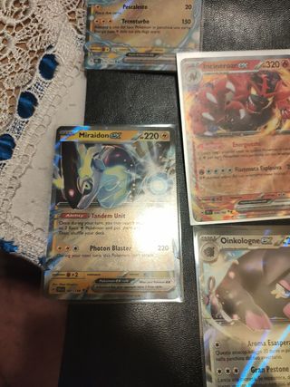 Lotto carte Pokemon EX