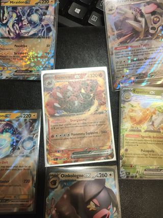 Lotto carte Pokemon EX