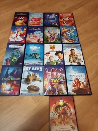 17 Películas Disney DVD (Español)