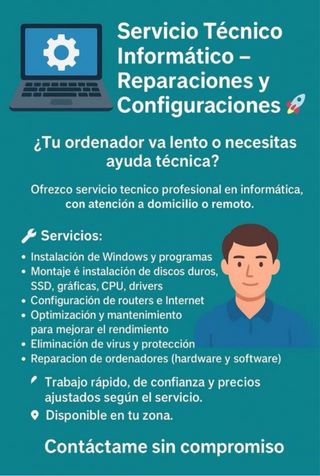 INFORMÁTICO A DOMICILIO 