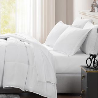 4 piezas de cama 90 tamaño individual color blanco