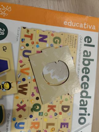 Puzzle El Abecedario Diset Educativo +4 Años