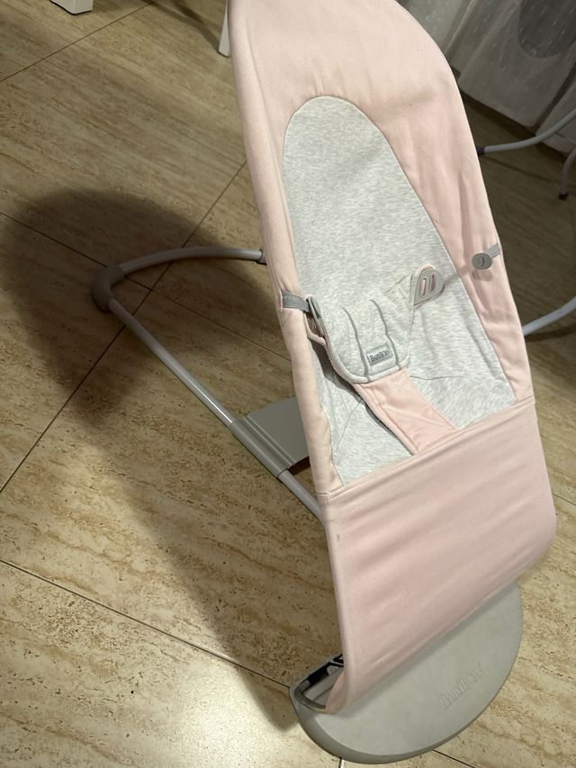 Hamaca bebé rosa