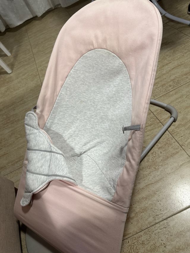 Hamaca bebé rosa